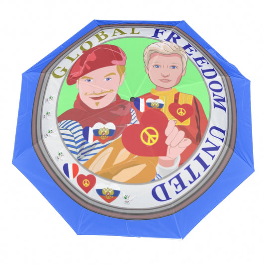 Umbrella Global Freedom United Men French & Russia Old Peace