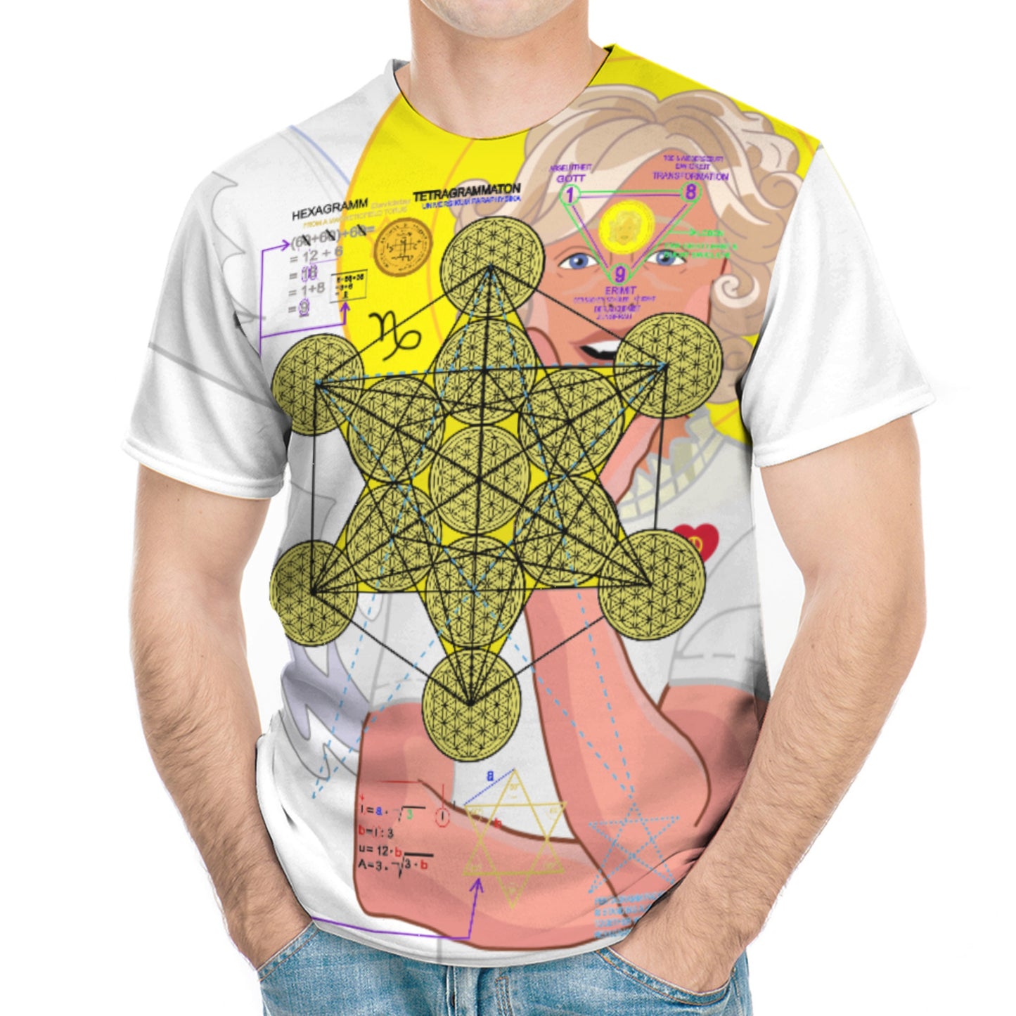 Men´s T-shirt GLOBAL FREEDOM UNITED© Archangel Gabriel German Lab 2