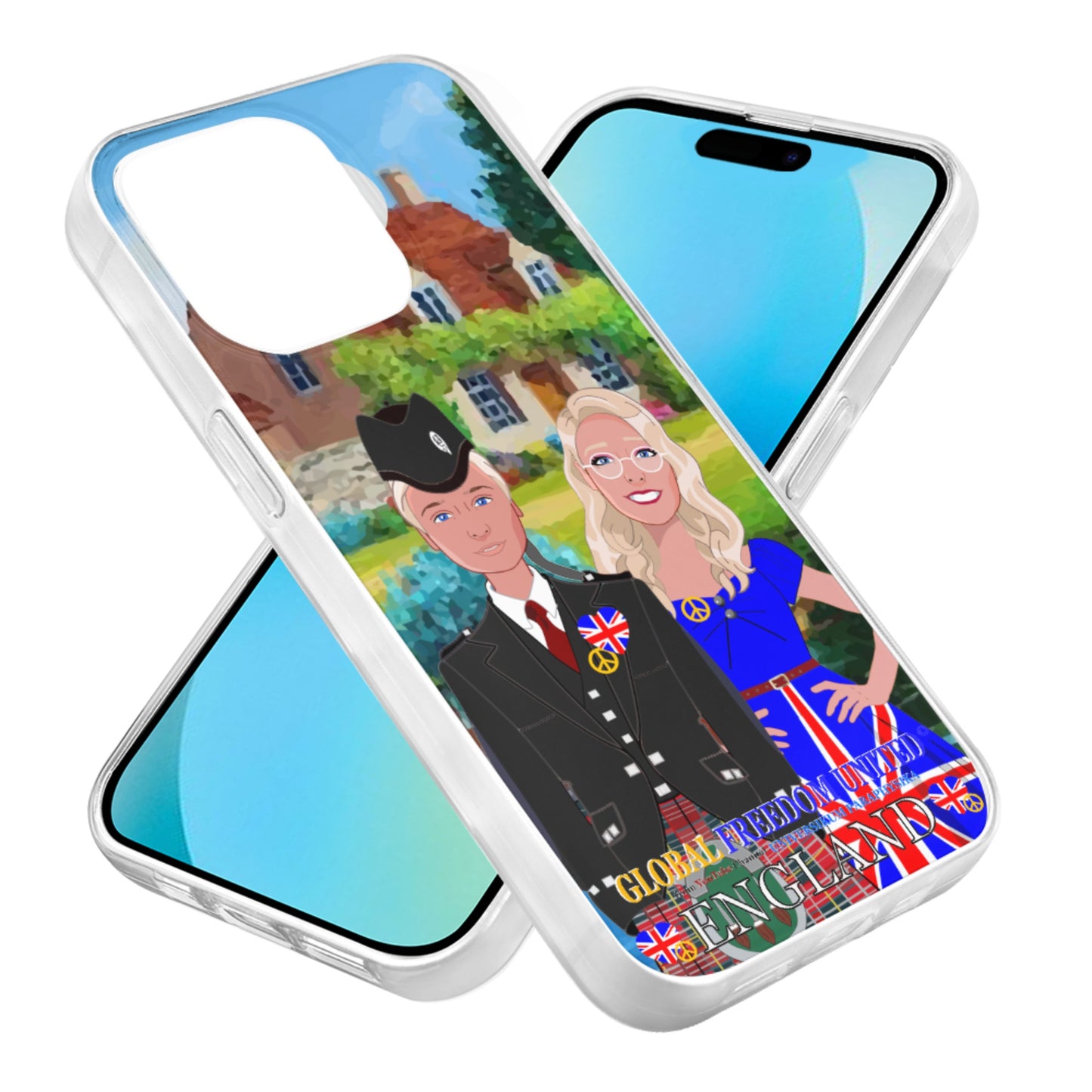 Mobile Phone GLOBAL FREEDOM UNITED© Couple Edition England
