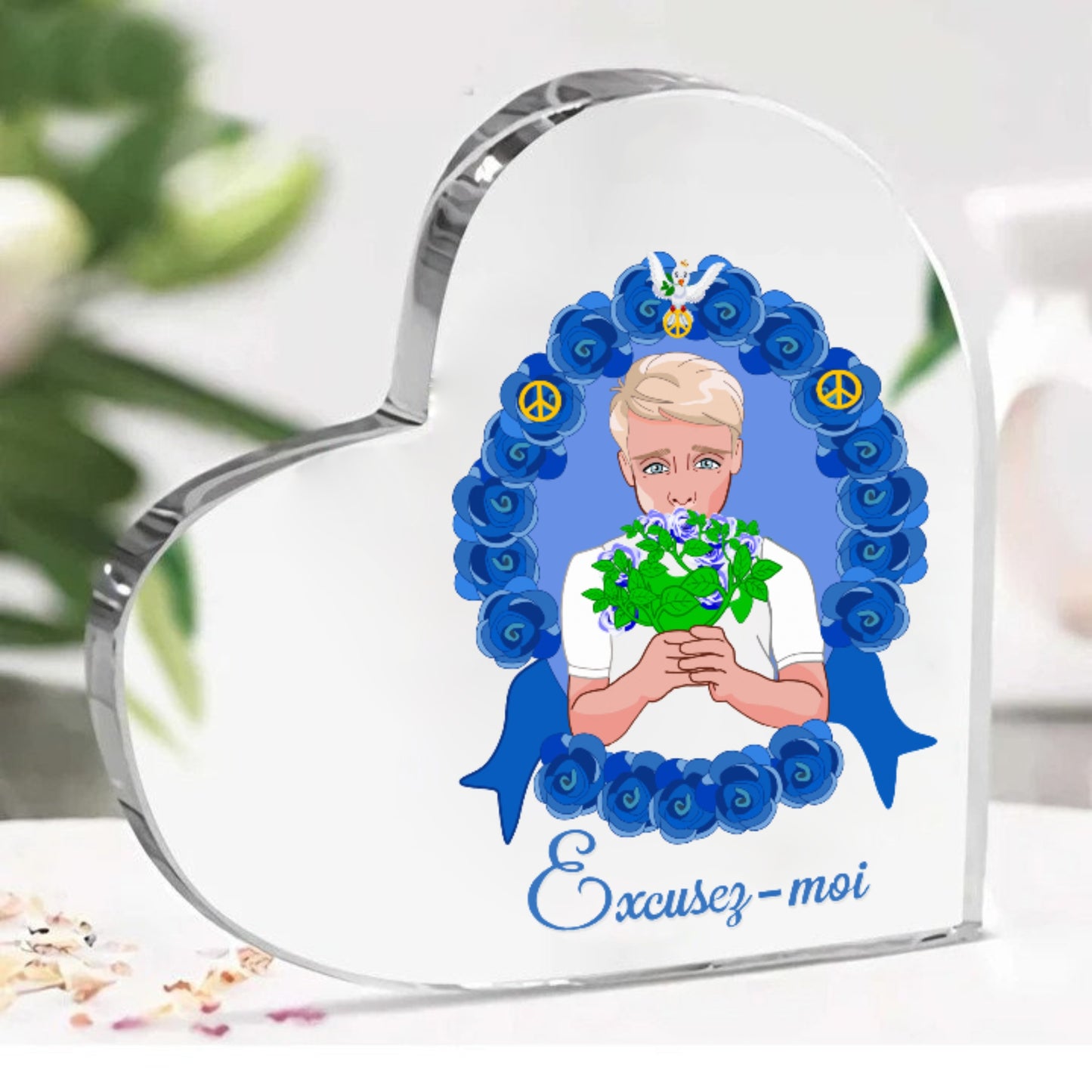 Acryl Haert GLOBAL FREEDOM UNITED© Excusez-moi Edition Boy