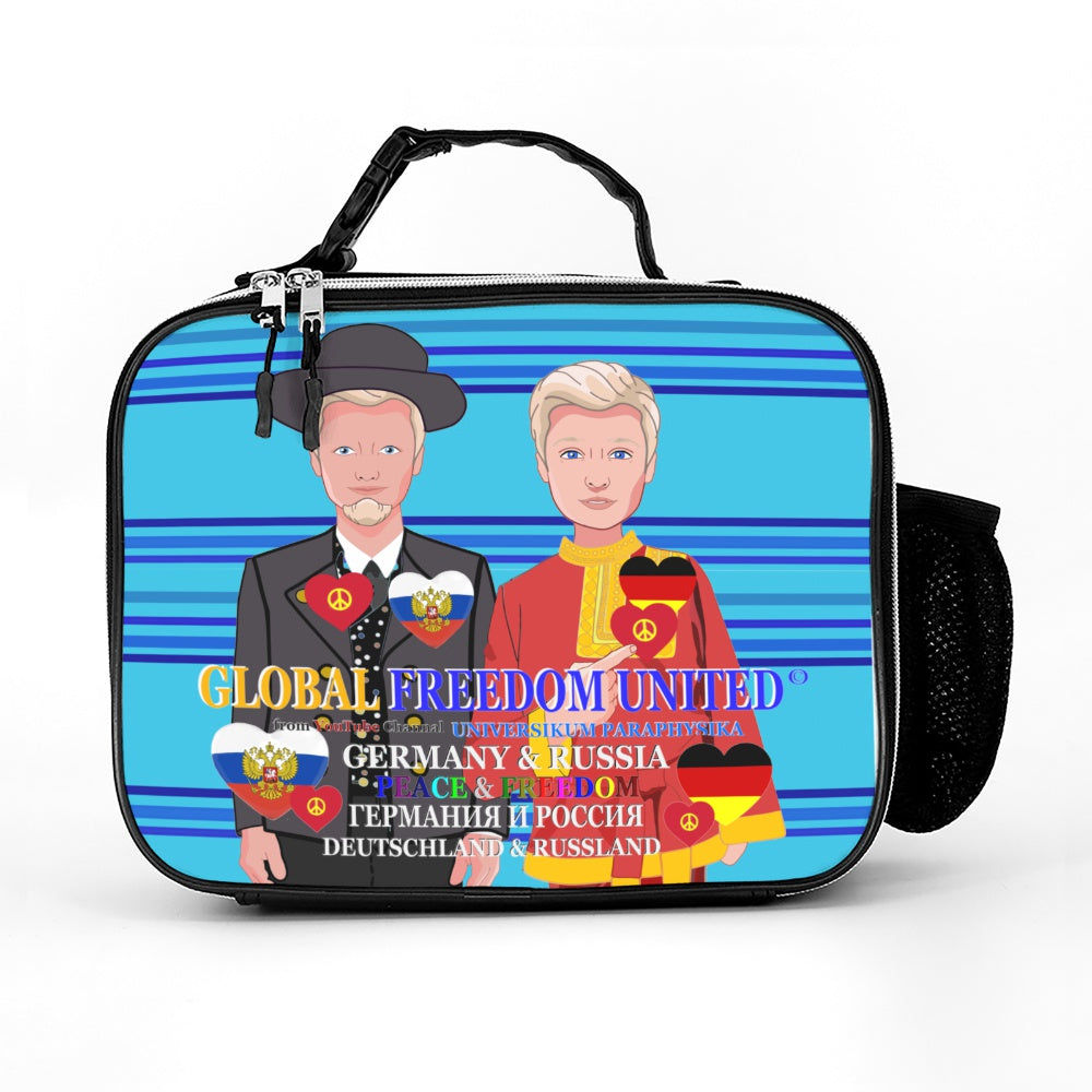 Laether Meal Back GLOBAL FREEDOM UNITED© Men Russia & Germany Blue