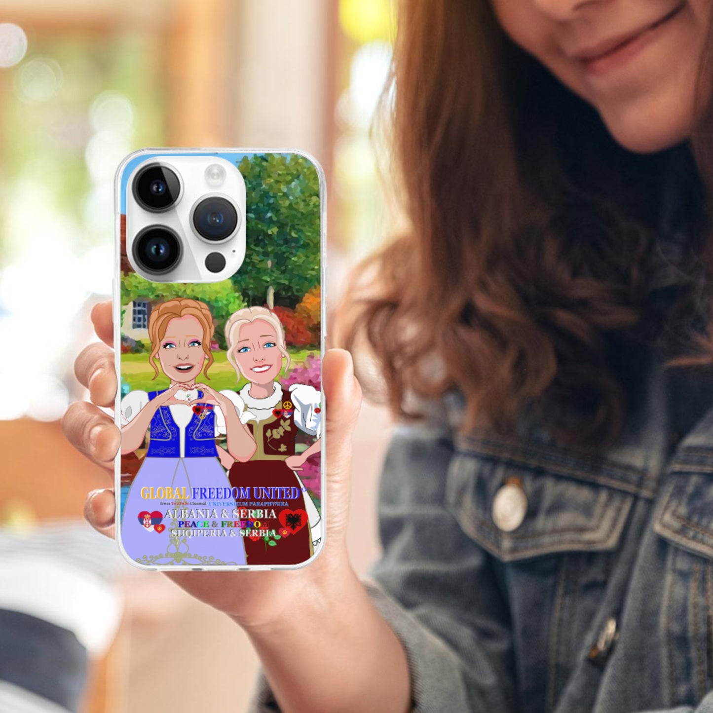 Mobile Phone Case GLOBAL FREEDOM UNITED© Women Albania & Serbia