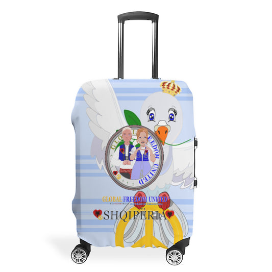 Lugguage GLOBAL FREEDOM UNITED© Couple Albania Light Blue