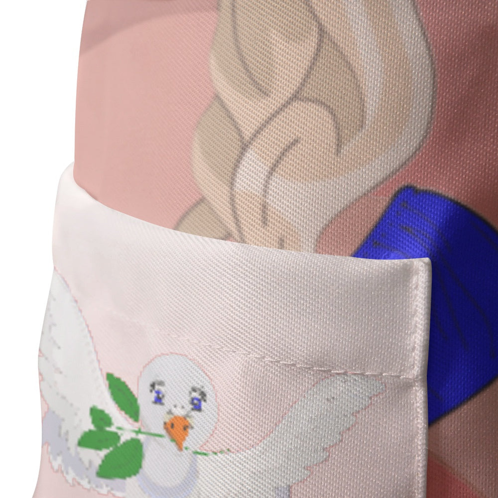 Apron GLOBAL FREEDOM UNITED© Women England & Germany Red