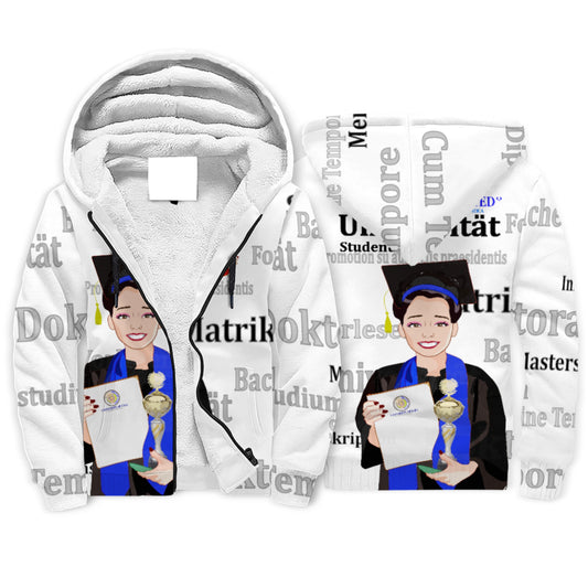 Plush Hoodie Global Freedom United Asia Student Golden Place