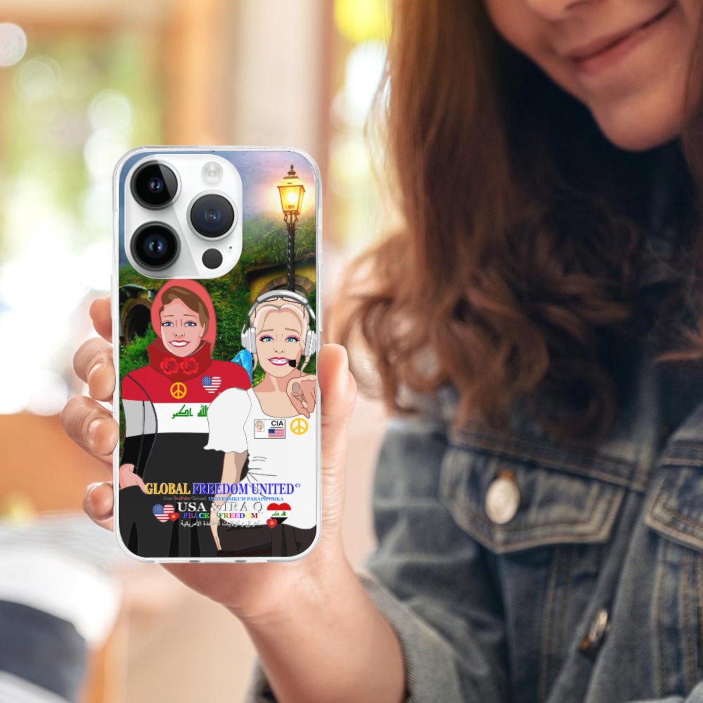 Mobile Phone Case GLOBAL FREEDOM UNITED© Women Iraq & USA