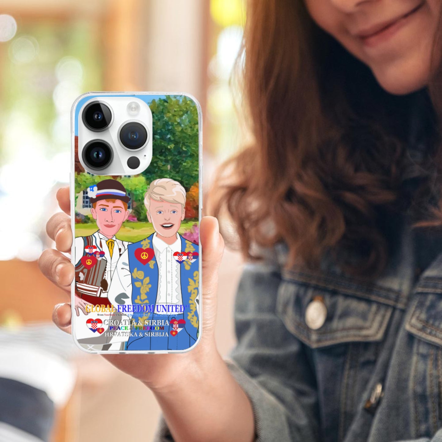 Mobile Phone Case GLOBAL FREEDOM UNITED© Men Croatia & Serbia