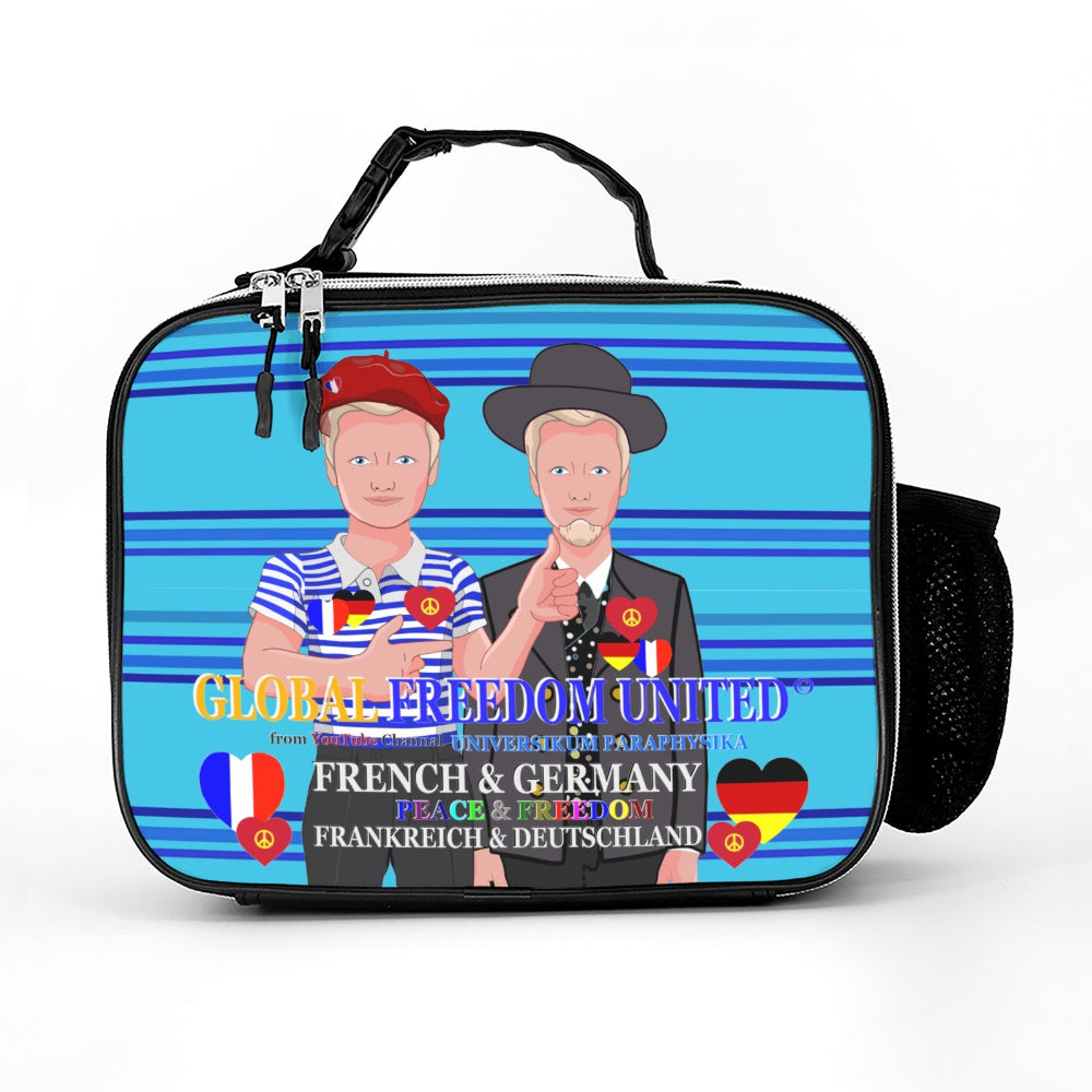 Laether Meal Back GLOBAL FREEDOM UNITED© Men French & Germany Blue