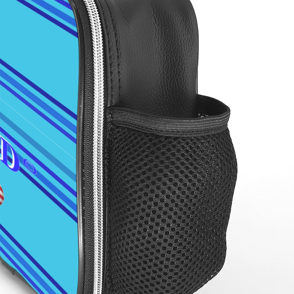 Laether Meal Back GLOBAL FREEDOM UNITED© Men China & USA Blue