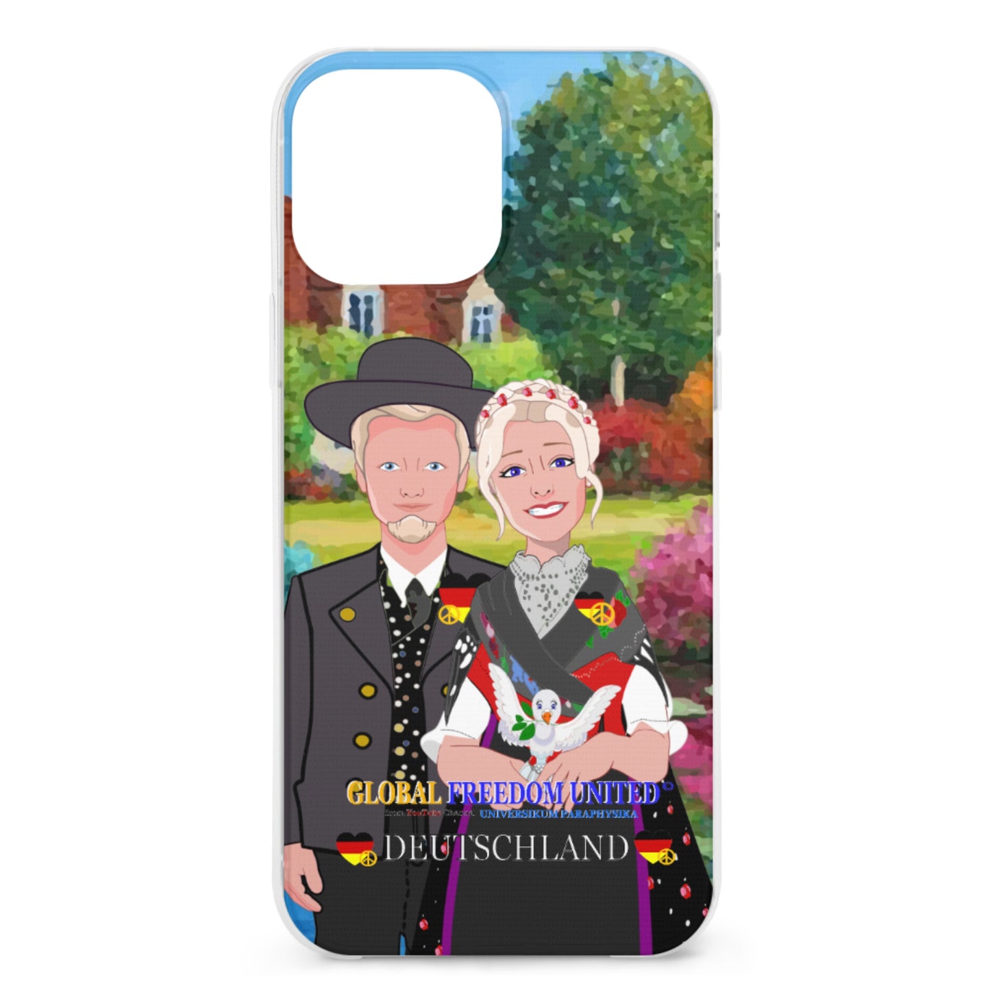 Phone Case GLOBAL FREEDOM UNITED© Couple Edition Germany V1