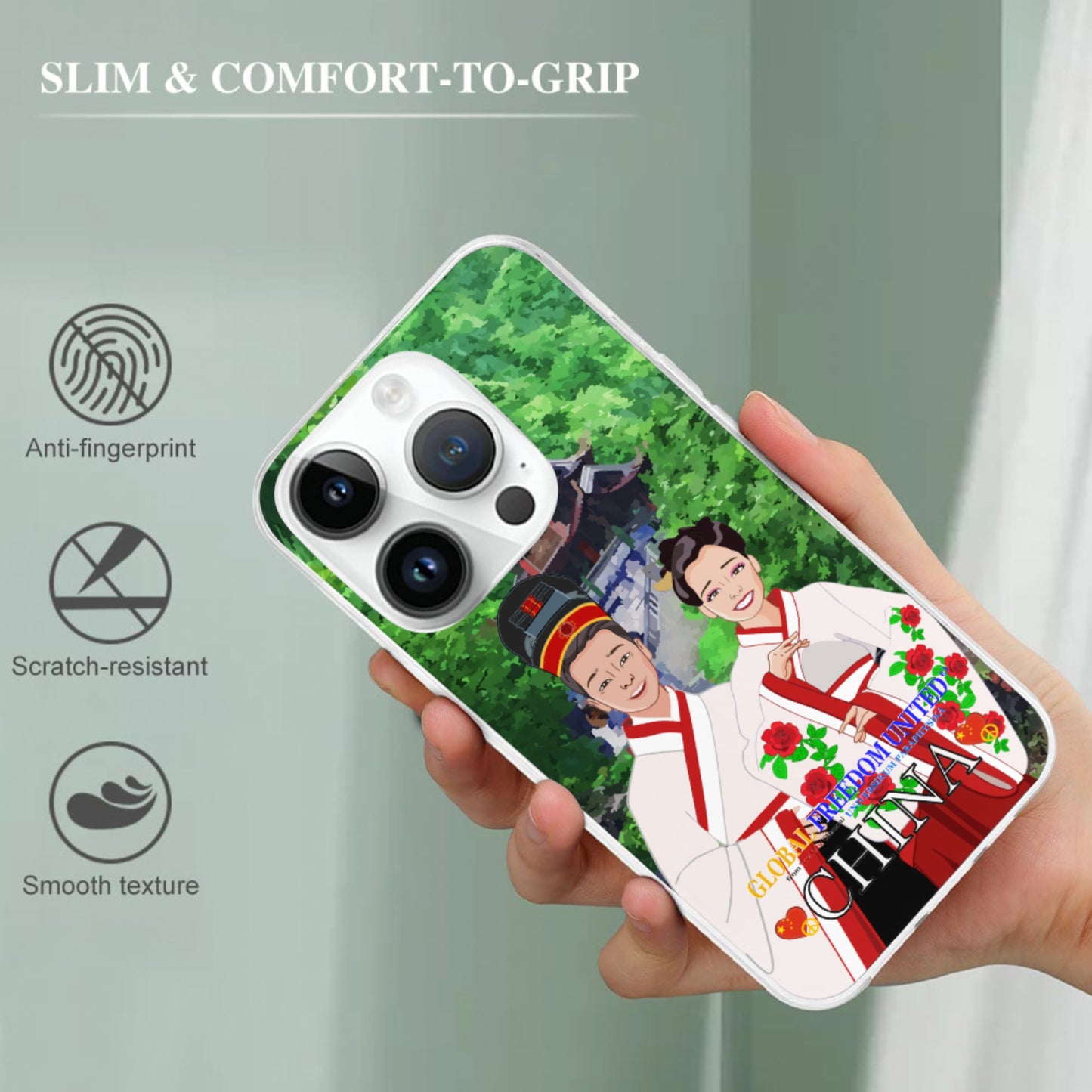 Phone Case GLOBAL FREEDOM UNITED© Couple Edition China