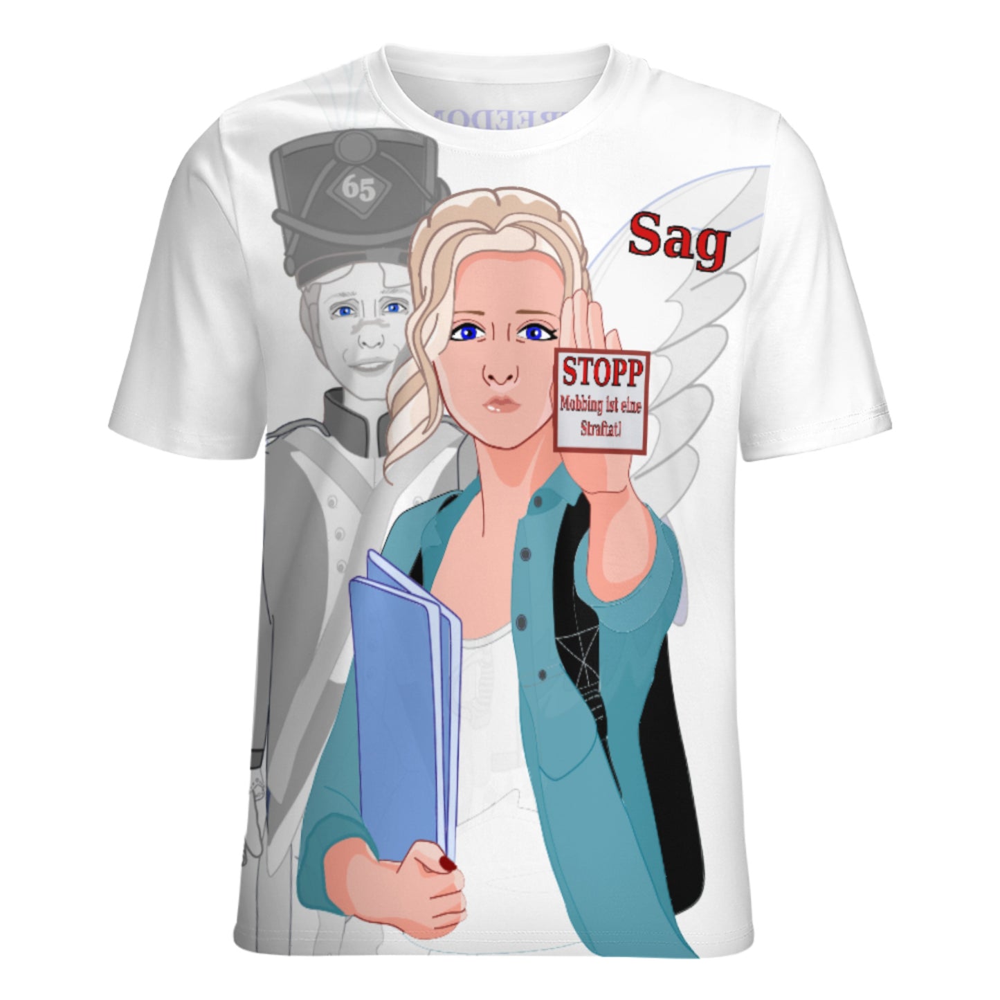 Women´s T-shirt Global Freedom United Anti Mobbing Deutsch V2