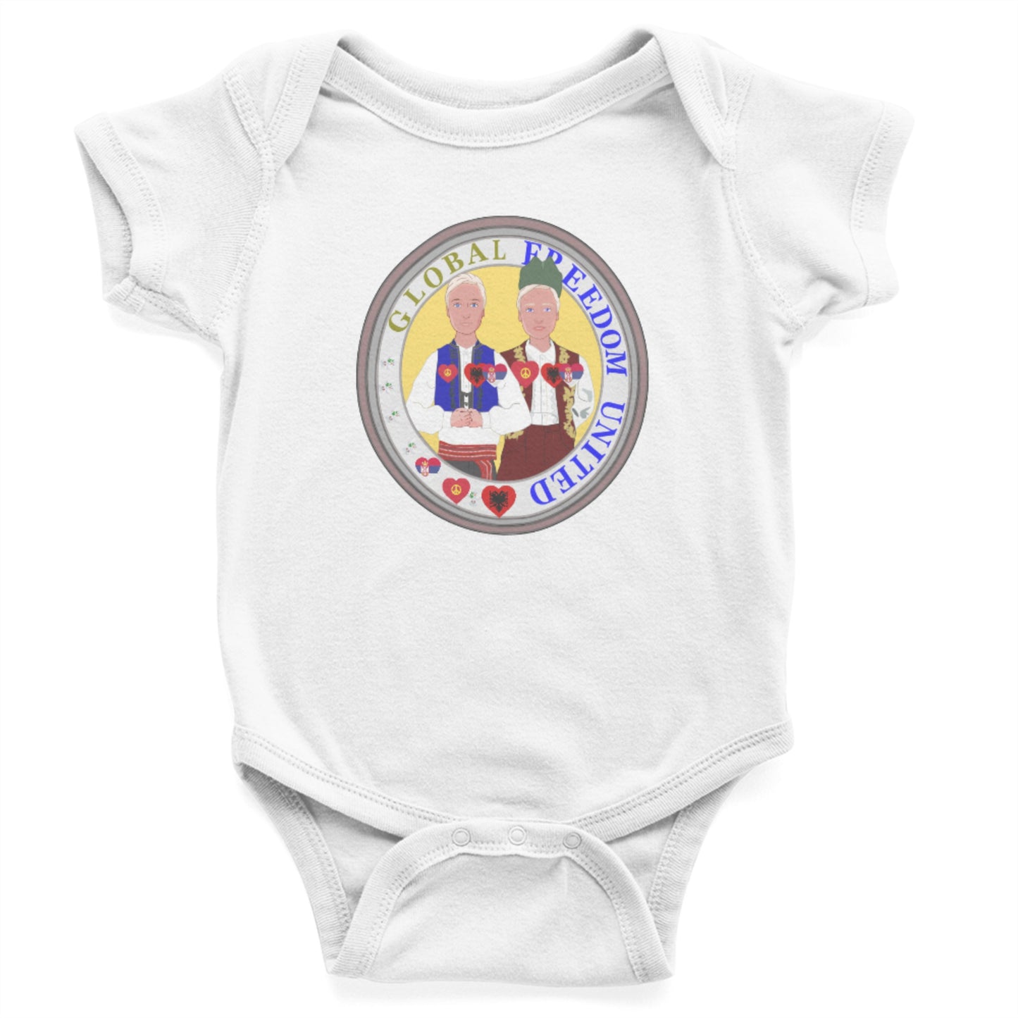 Baby Body Global Freedom United Boys Albania & Serbia Old Peace