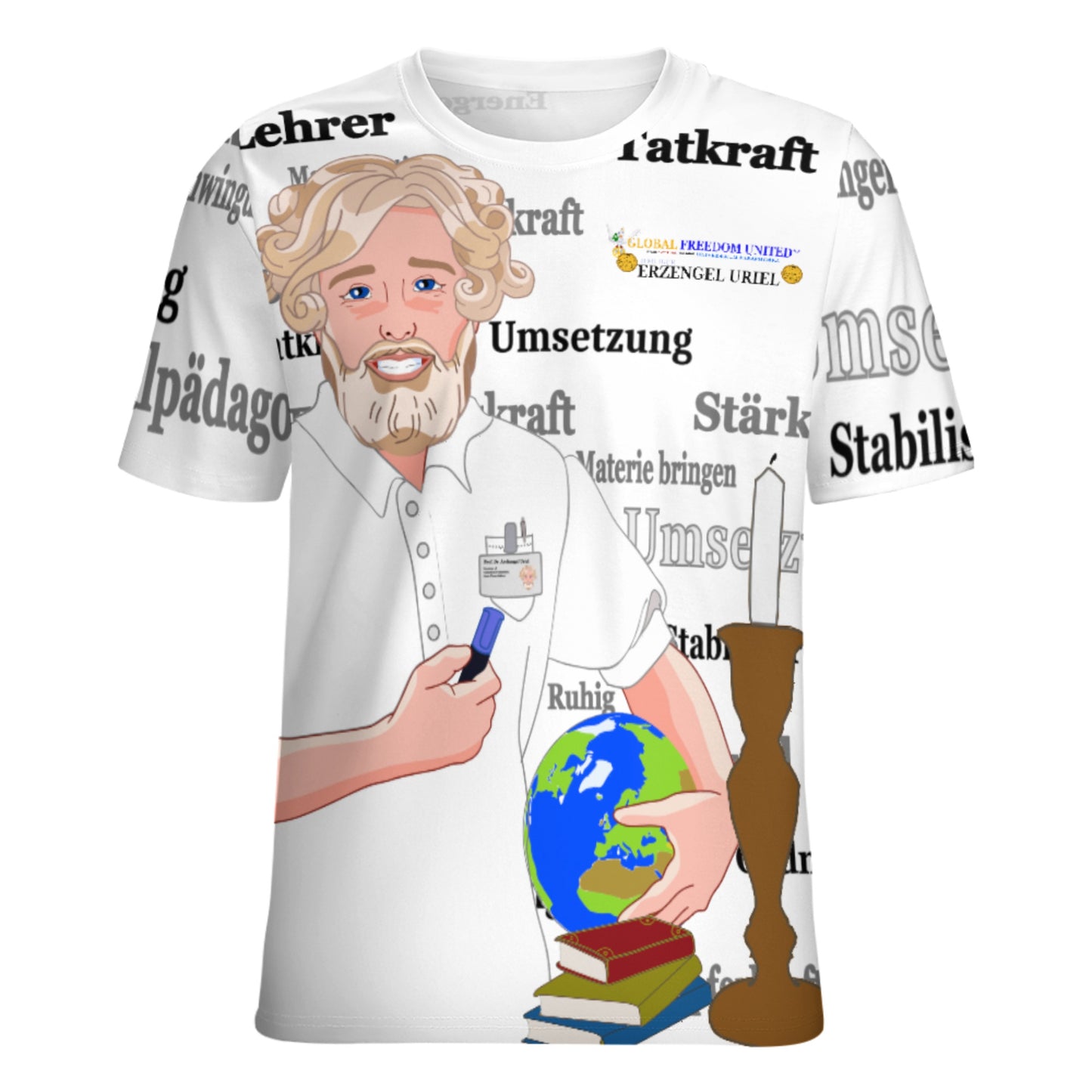 Women´s T-shirt  Global Freedom United Archangel Uriel German Lab