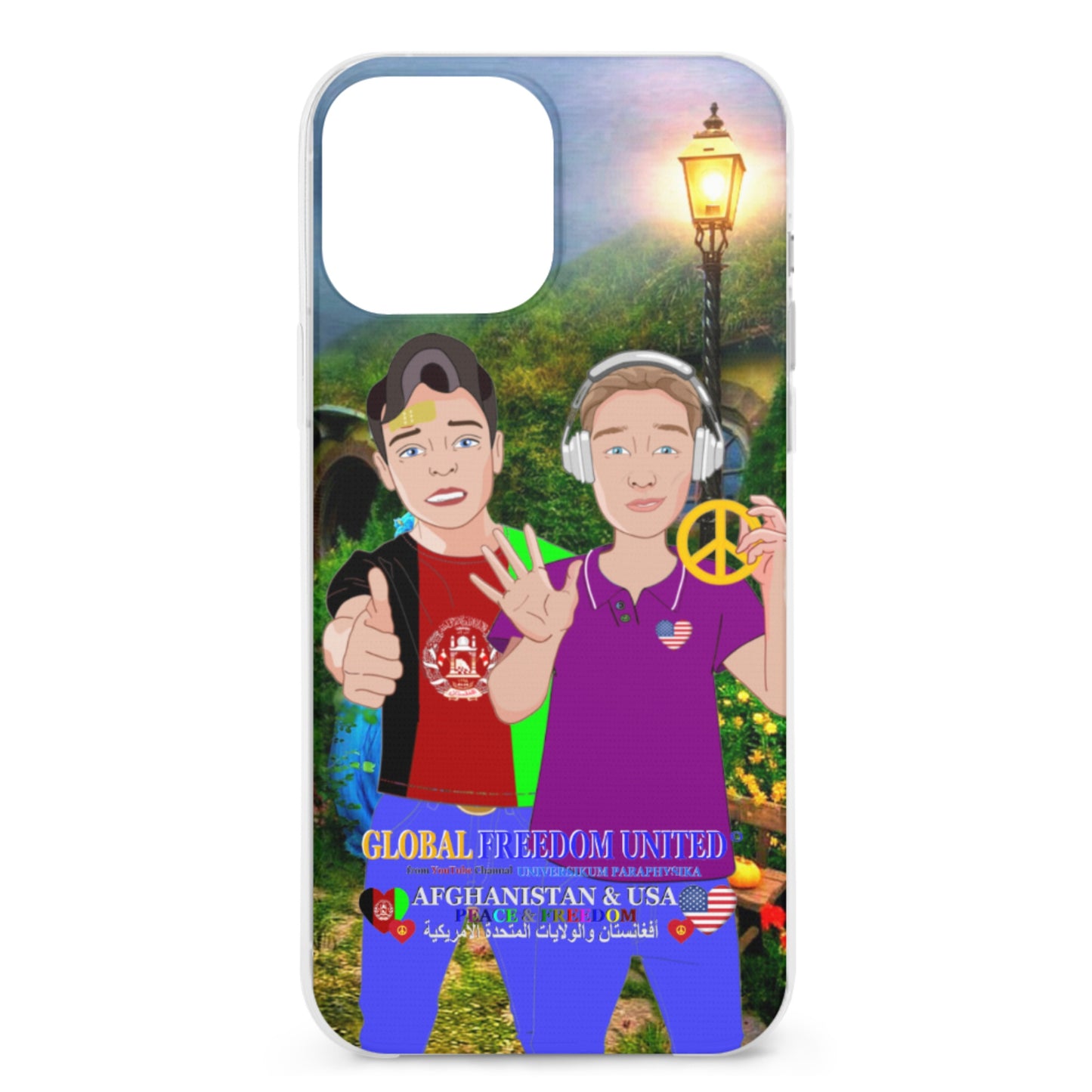 Mobile Phone Case GLOBAL FREEDOM UNITED© Men AFGHANISTAN & USA