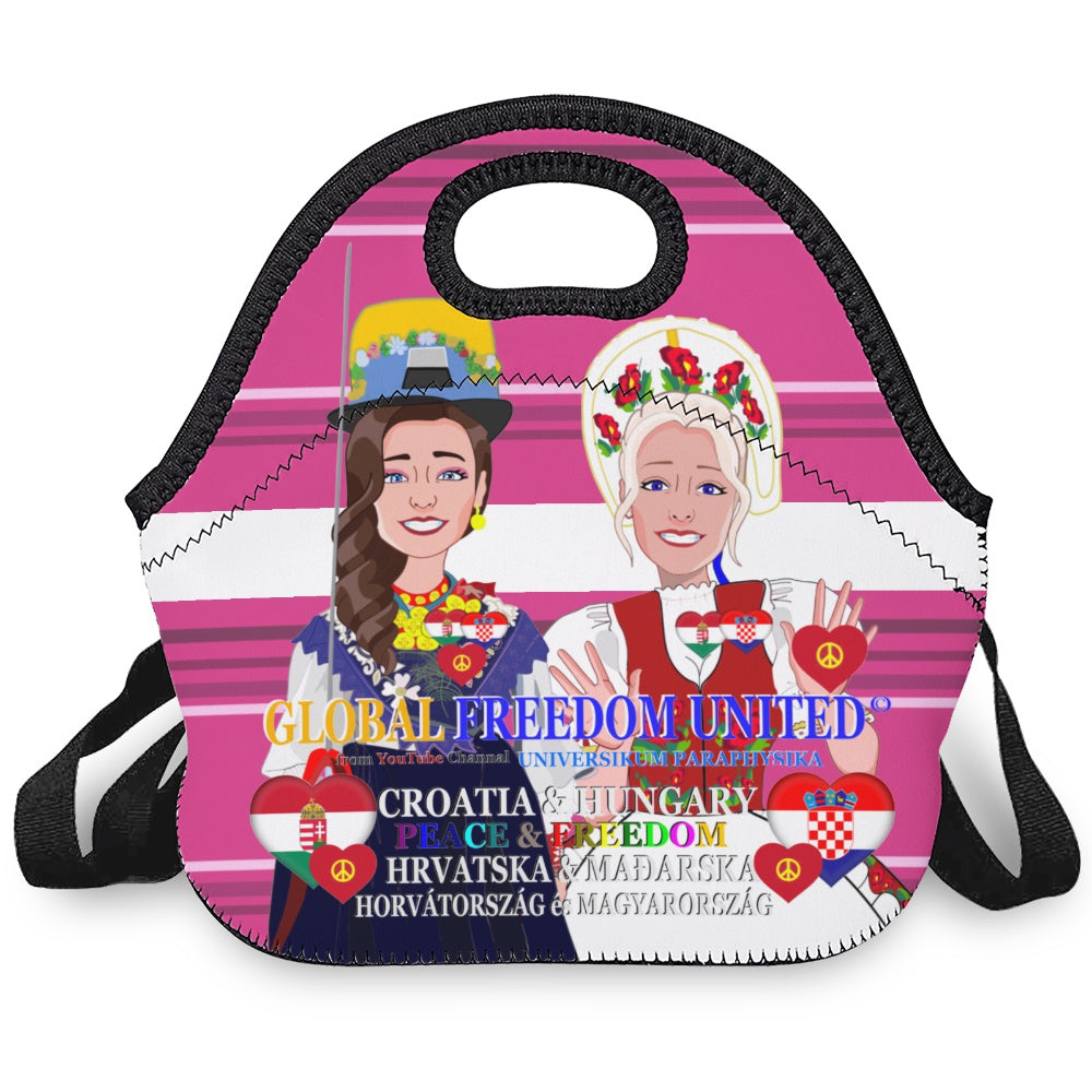 Meal Back With Straw GLOBAL FREEDOM UNITED© Girls Croatia & Hungary Pink