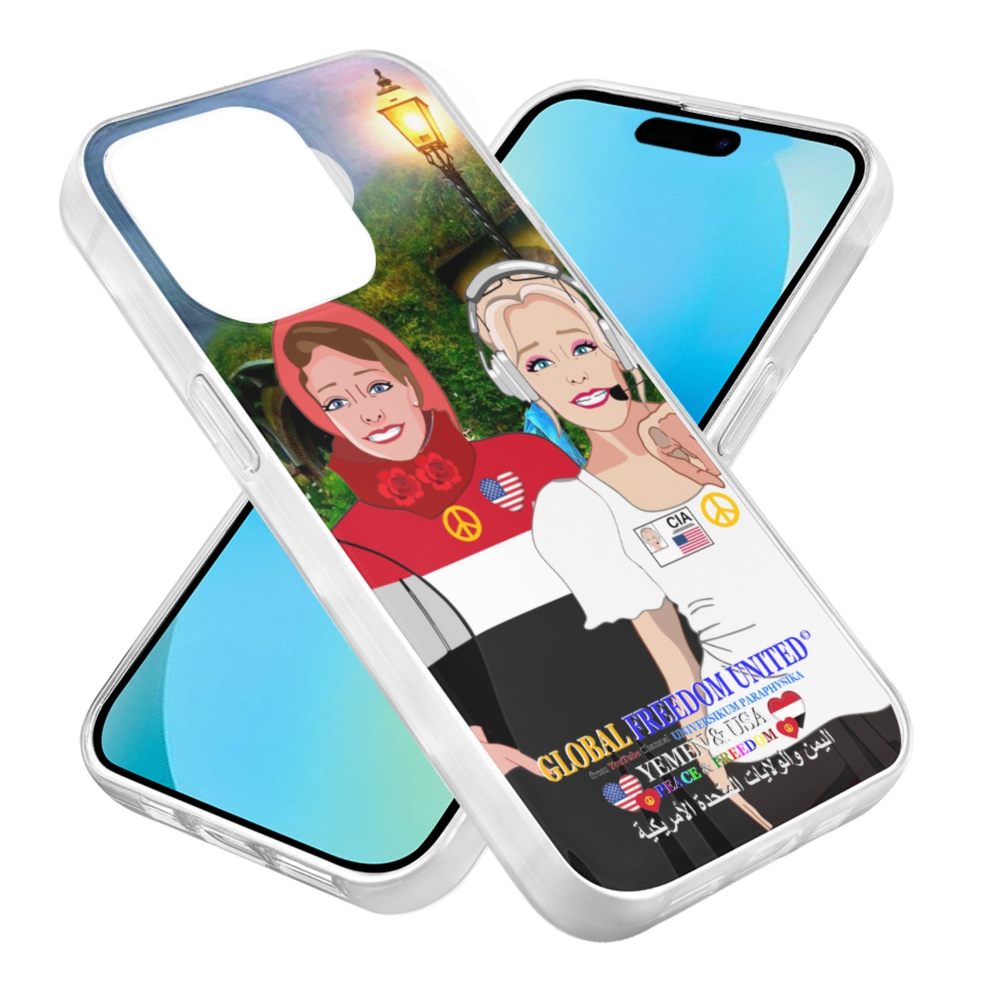 Mobile Phone Case GLOBAL FREEDOM UNITED© Women Yemen & USA