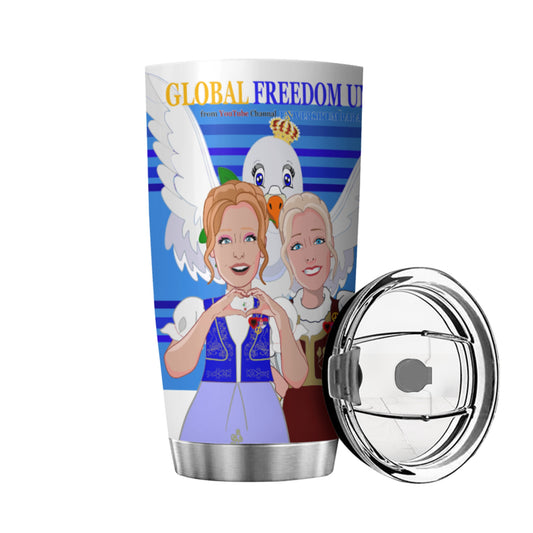 Tumbler Global Freedom United Women Albania & Serbia Old Peace Deep Blue