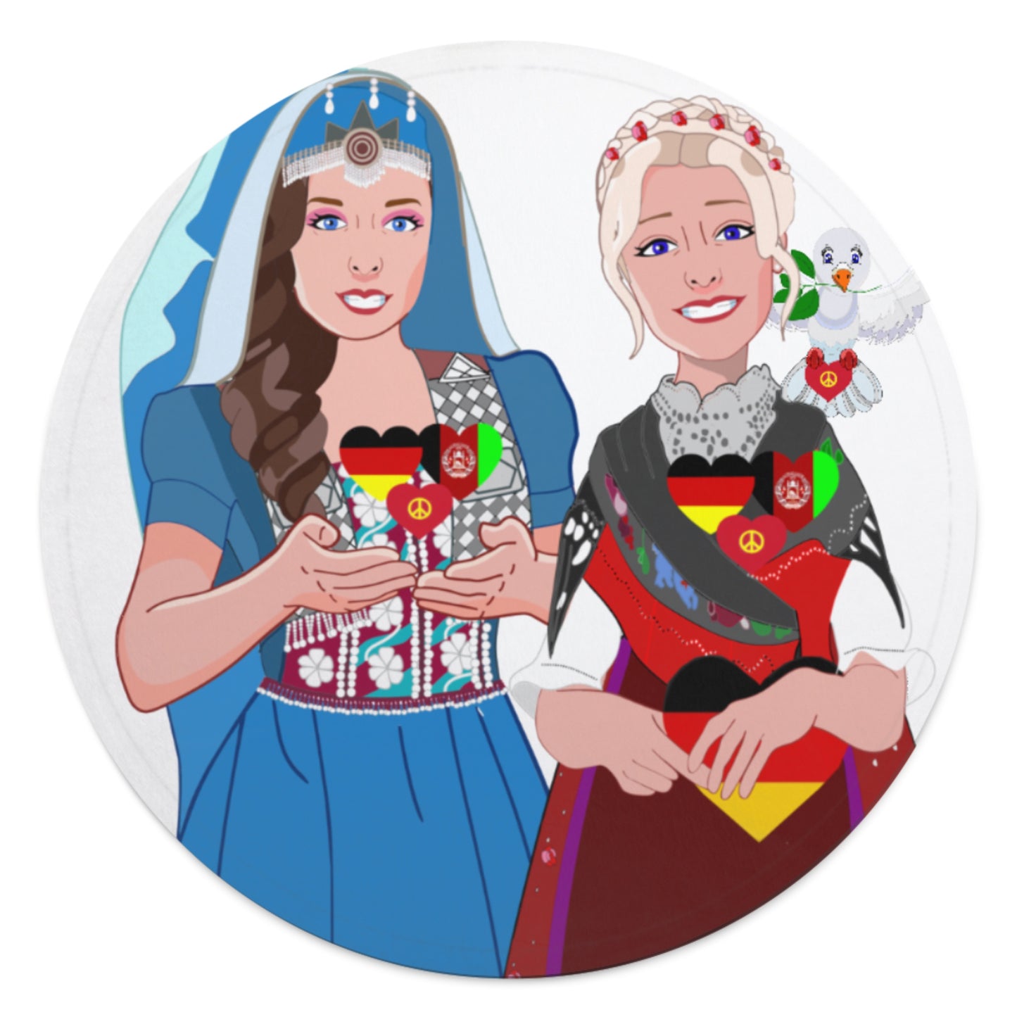 Blankets For Kits GLOBAL FREEDOM UNITED© Girls AFGHANISTAN & GERMANY