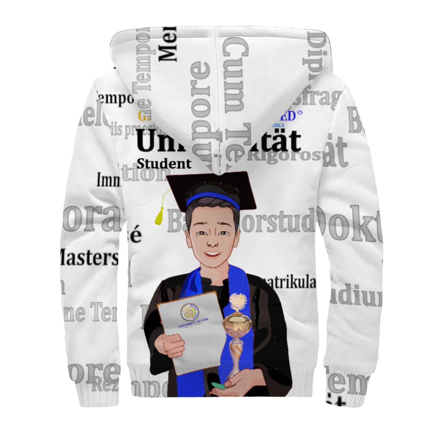 Plush Hoodie Global Freedom United Asia Student Cooper Place