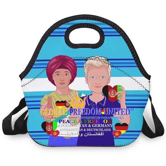 Meal Bag With Strap GLOBAL FREEDOM UNITED© Men AFGHANISTAN & GERMANY Blue