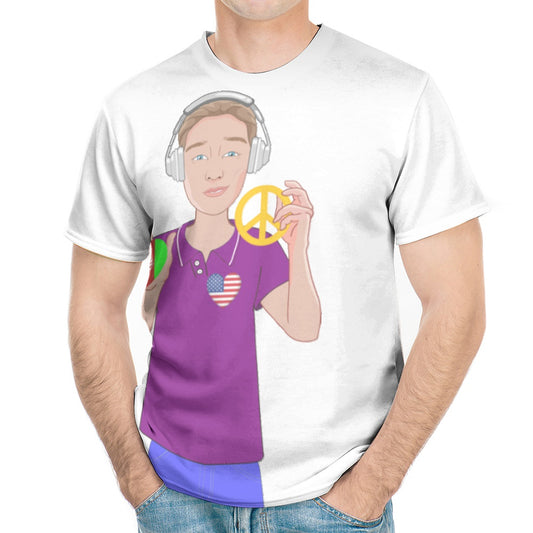 Men´s T-Shirt GLOBAL FREEDOM UNITED© AFGHANISTAN & USA V3 Wight