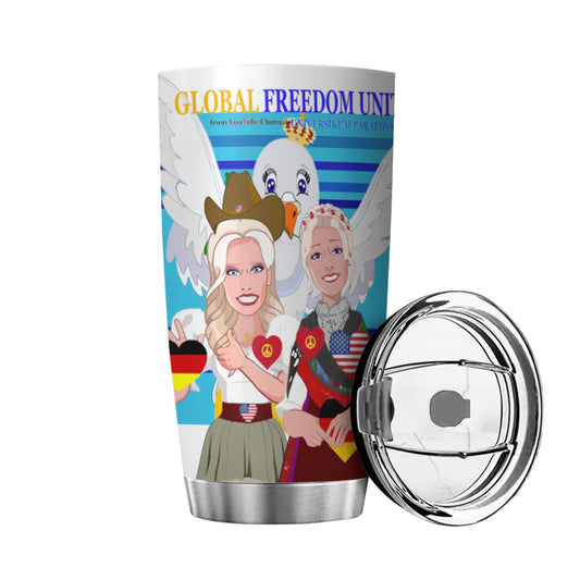 Tumbler Global Freedom United Women Usa & Germany Blue