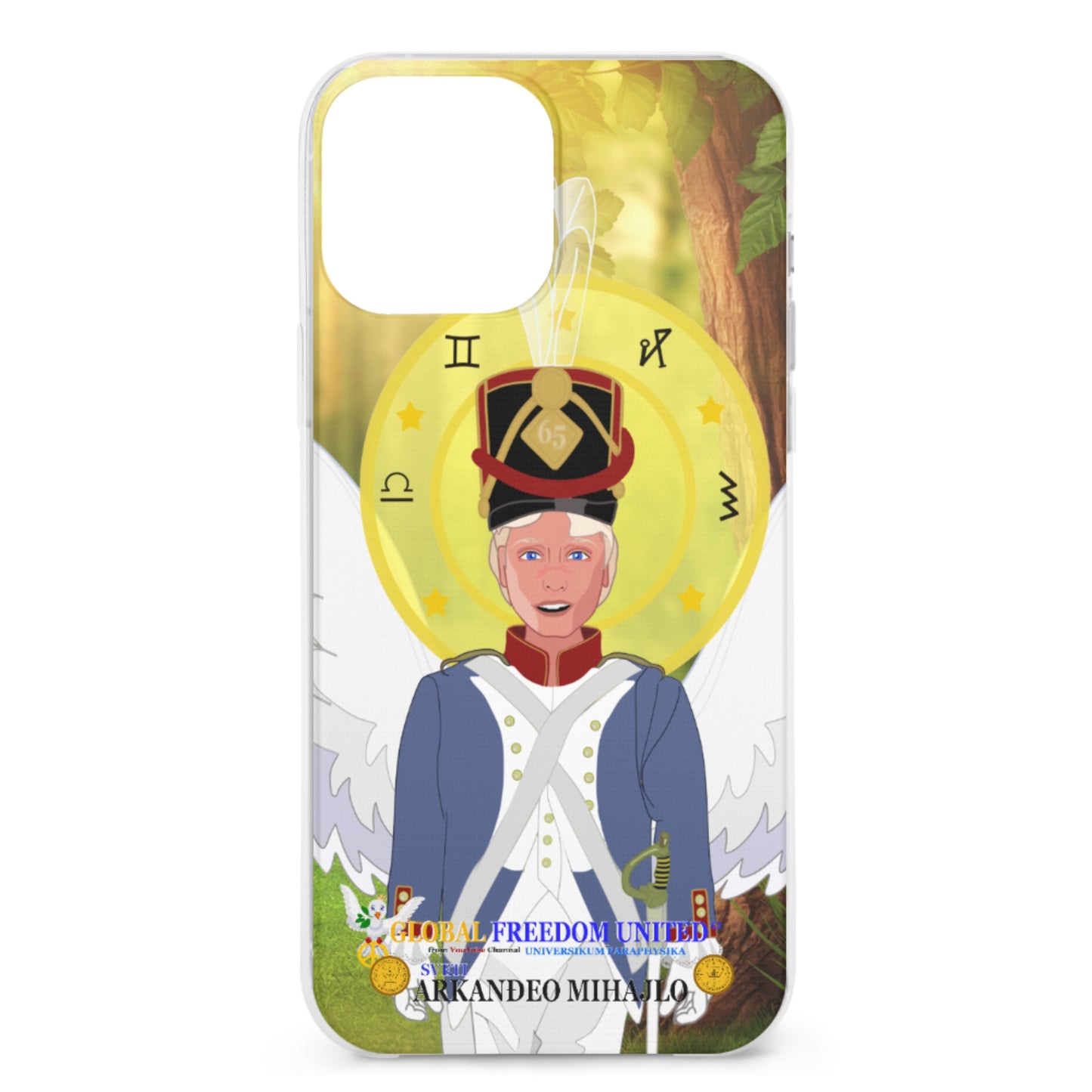Phone Case GLOBAL FREEDOM UNITED© Archangel Michael Croatia V3