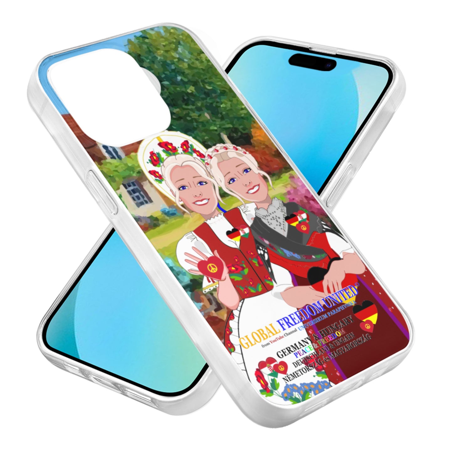 Mobile Phone Case GLOBAL FREEDOM UNITED© Women Germany & Hungary