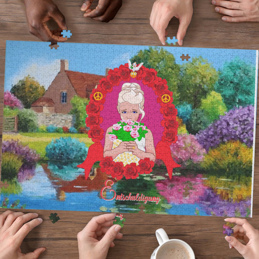 Puzzle Global Freedom United Ein Mädchen Sagt Entschuldigung