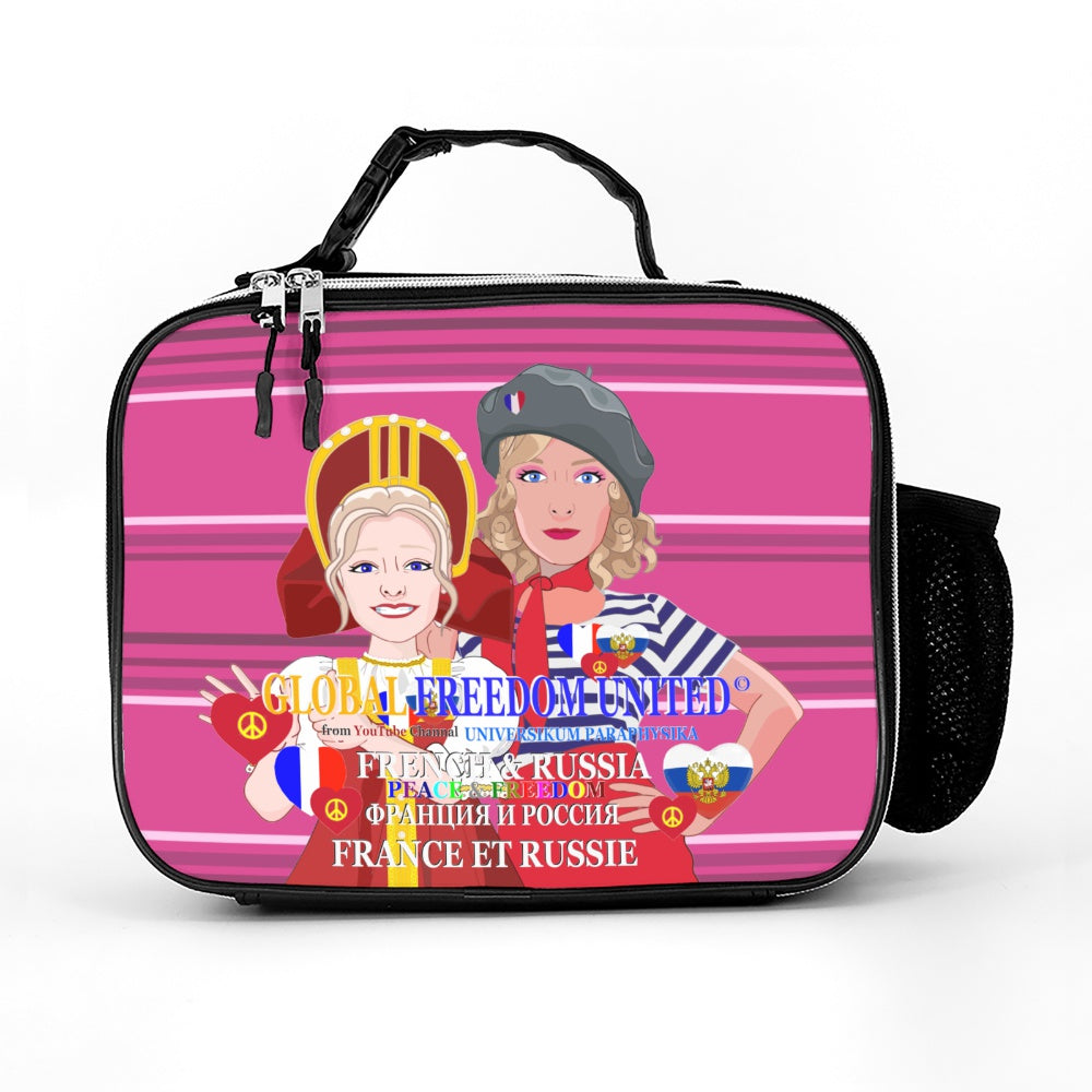 Leather Meal Back GLOBAL FREEDOM UNITED© Women Russia & French Pink