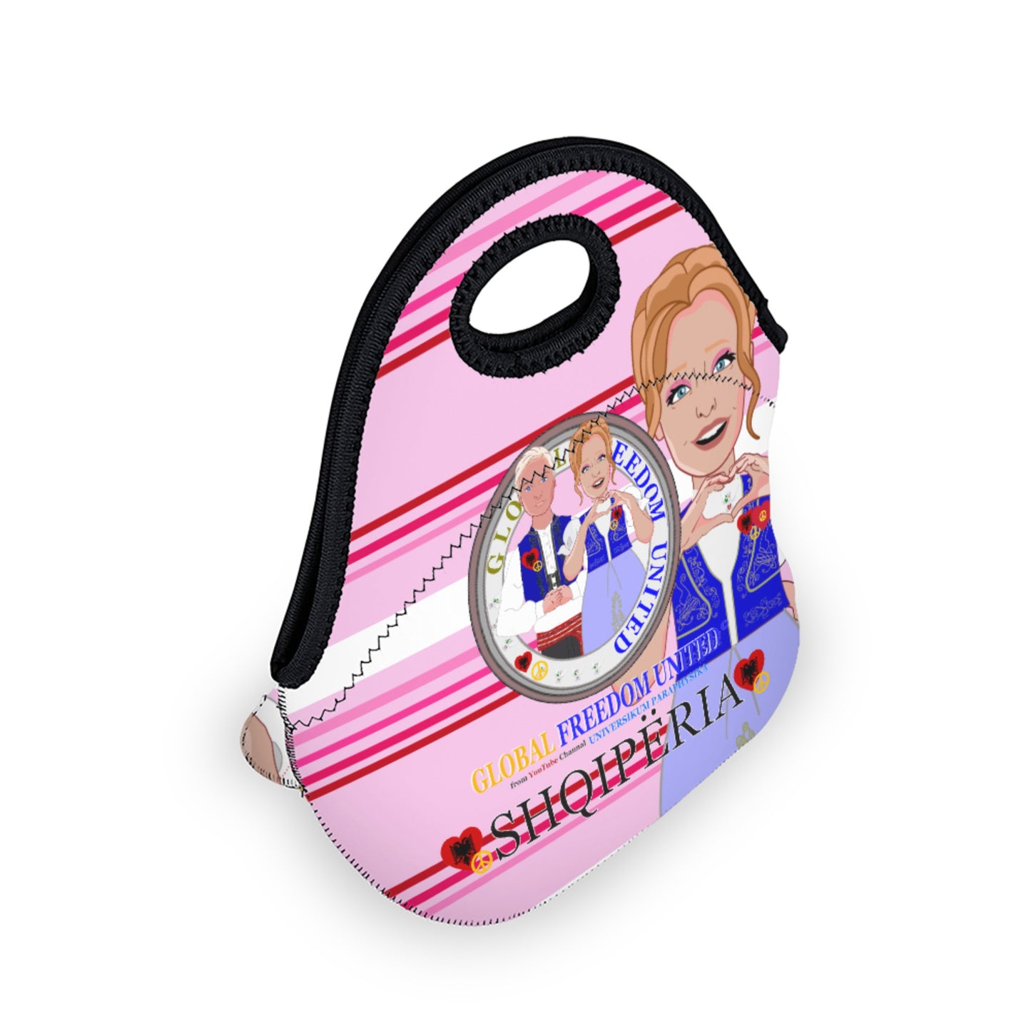 Meal Bag GLOBAL FREEDOM UNITED© Couple Albania Pink 2