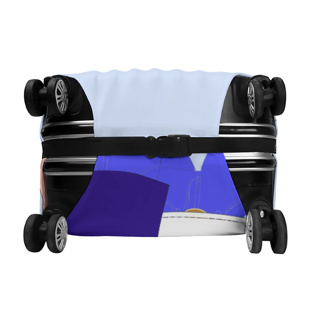 Luggage Cover GLOBAL FREEDOM UNITED© Men AFGHANISTAN & GERMANY Light Blue