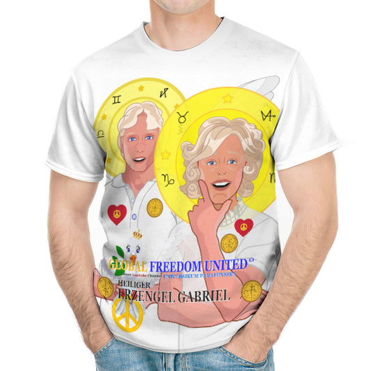 Men´s T-shirt Global Freedom United Men Archangel Michael & Gabriel German