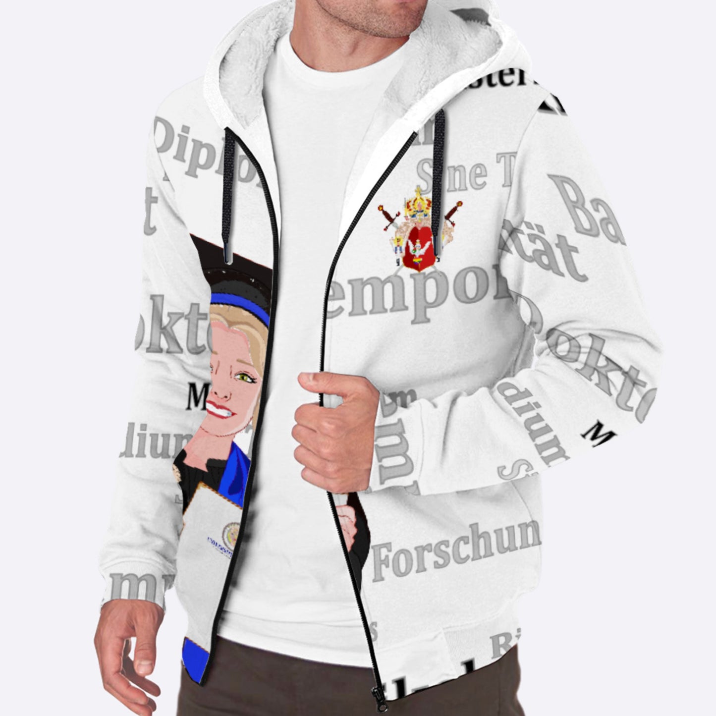 Plush Hoodie Global Freedom United Student Girl Cooper Place Blond Hair 4