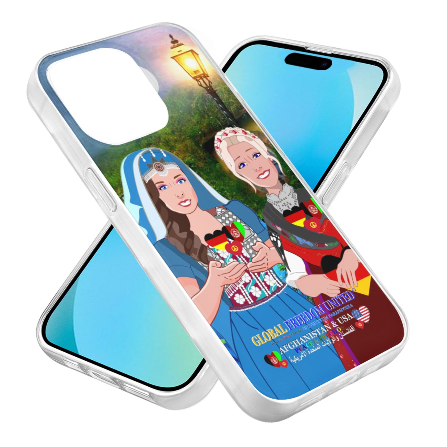 Mobile Phone Case GLOBAL FREEDOM UNITED© Women AFGHANISTAN & USA