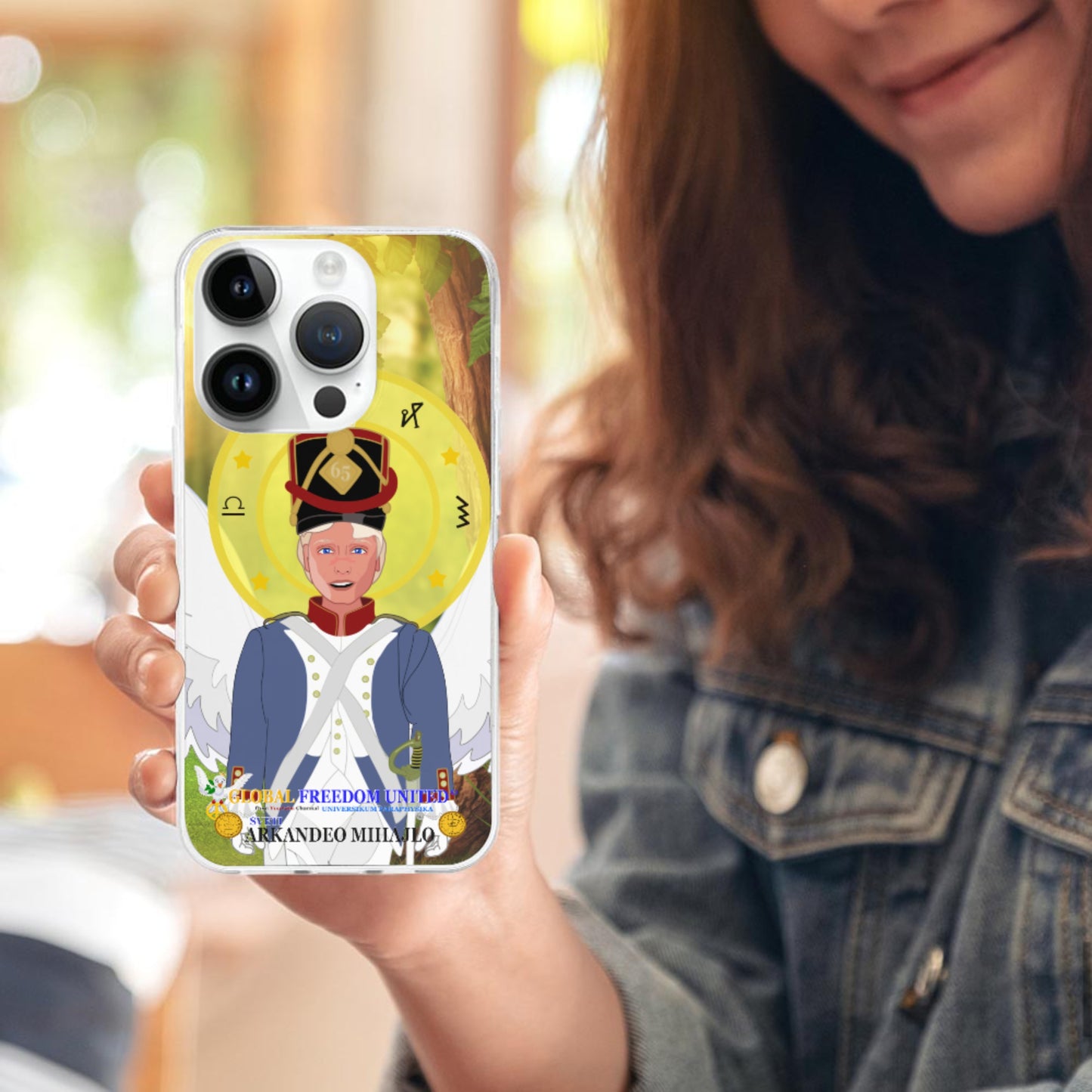 Phone Case GLOBAL FREEDOM UNITED© Archangel Michael Croatia V3