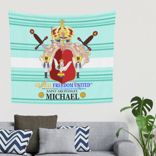 Tapestry Global Freedom United Saint Archangel Michael Wappen