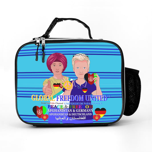 Leather Meal Back GLOBAL FREEDOM UNITED© Men AFGHANISTAN & GERMANY Blue