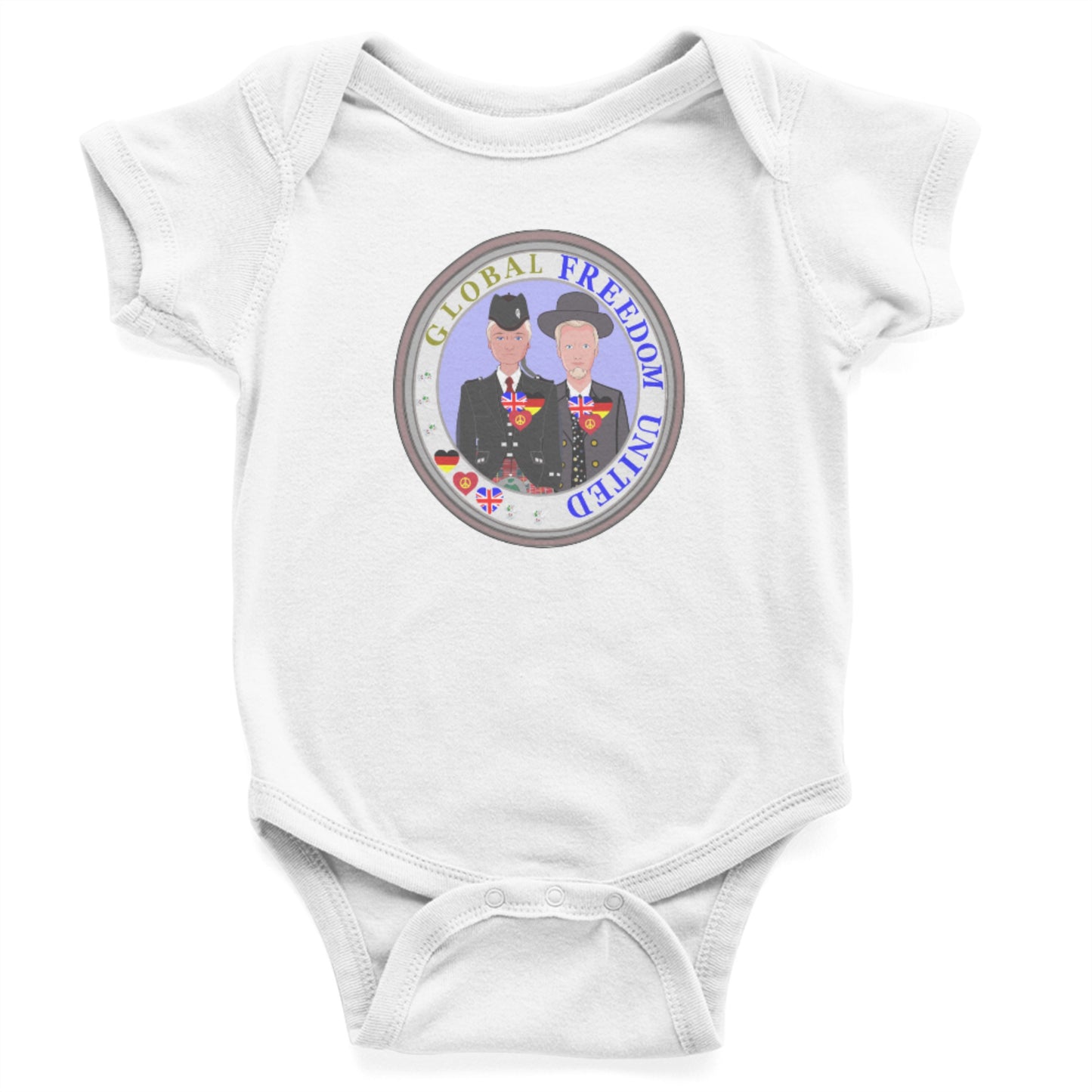 Baby Body Global Freedom United Boys England & Germany Old Peace