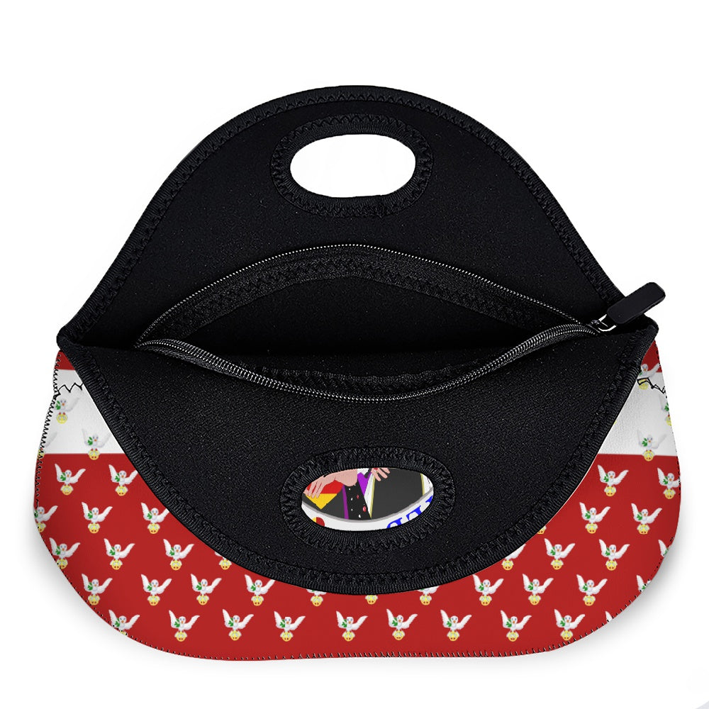 Meal Back GLOBAL FREEDOM UNITED© Women Romania & Germany Dove of Peace Red