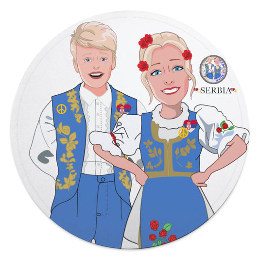 Blanket For Kids Global Freedom United Couple Edition Serbia Blue