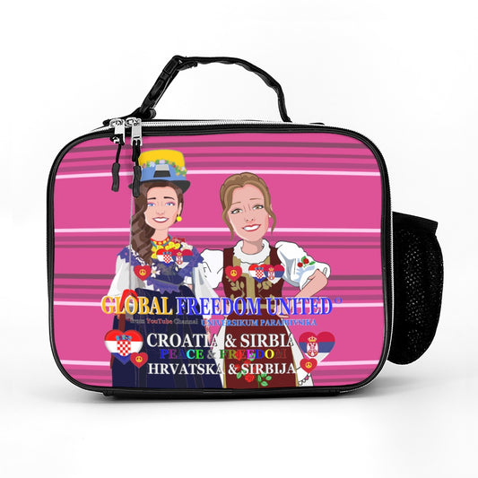 Laether Meal Back GLOBAL FREEDOM UNITED© Women Croatia & Serbia Pink