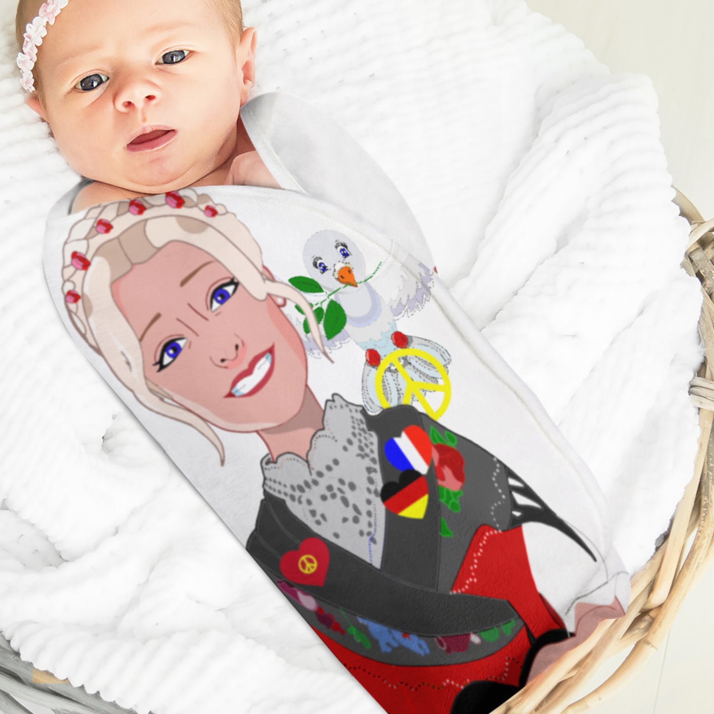 Blankets For Kits Global Freedom United Girls Frenach & Germany Old Peace