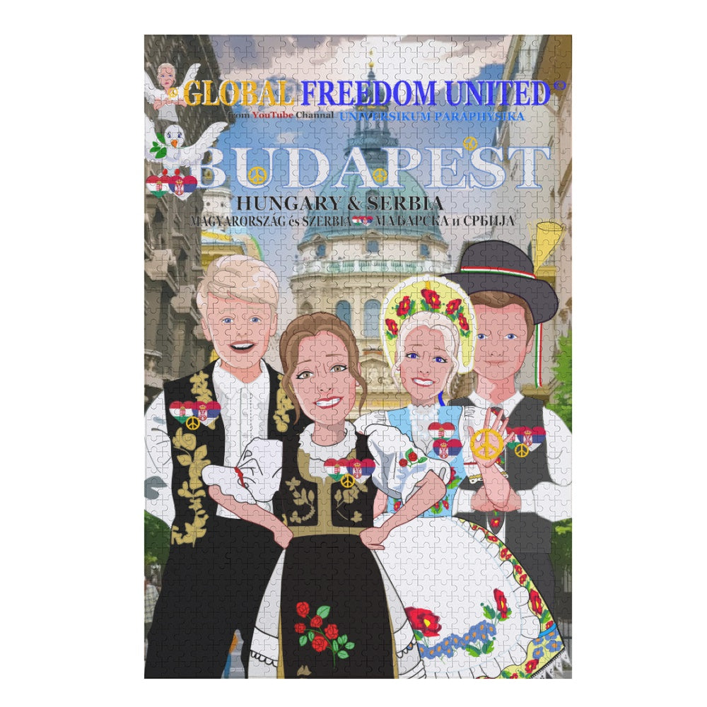 Paper Puzzle GLOBAL FREEDOM UNITED© Serbia & Hungary Budapest