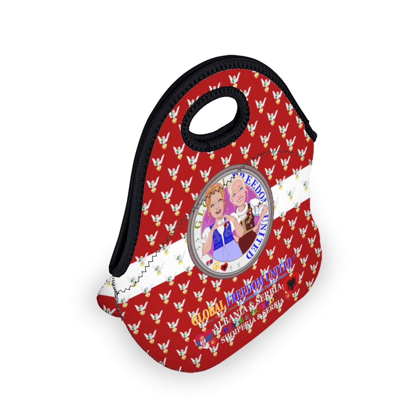 Meal Back GLOBAL FREEDOM UNITED©  Women Albania & Serbia Pink 2