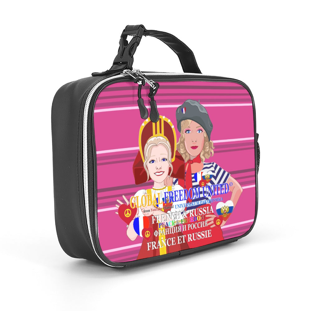 Leather Meal Back GLOBAL FREEDOM UNITED© Women Russia & French Pink