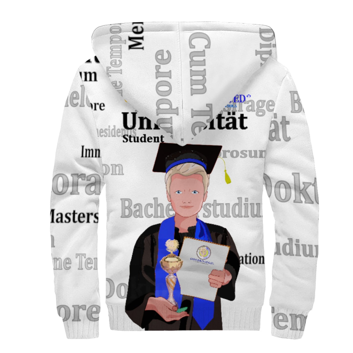 Plush Hoodie Global Freedom United Student Boy Cooper Place Blond Hair 1