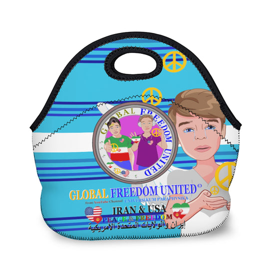 Meal Bag Global Freedom United Men Iran & Usa  Blue