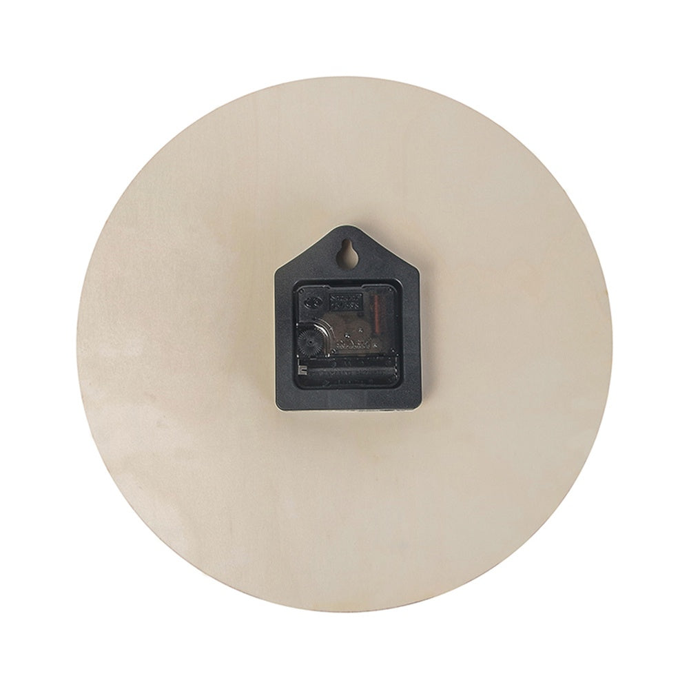 Wooden Wall Clock Without Scale GLOBAL FREEDOM UNITED© Men Russia & USA